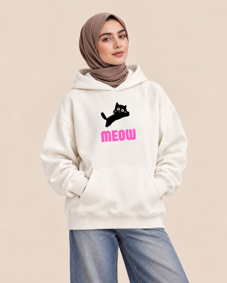 MEOW — Premium Oversize Hoodie