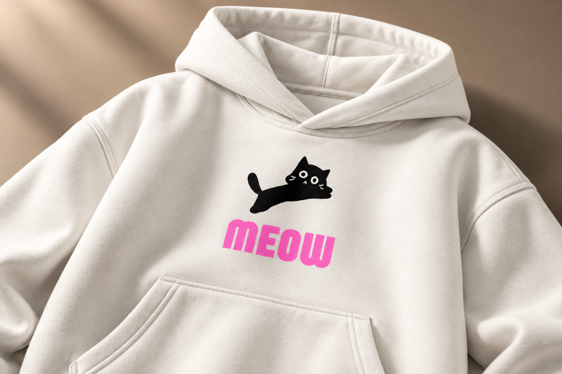 MEOW — Premium Oversize Hoodie