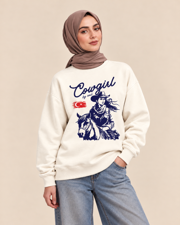 COWGIRL — Premium Oversize Sweatshirt