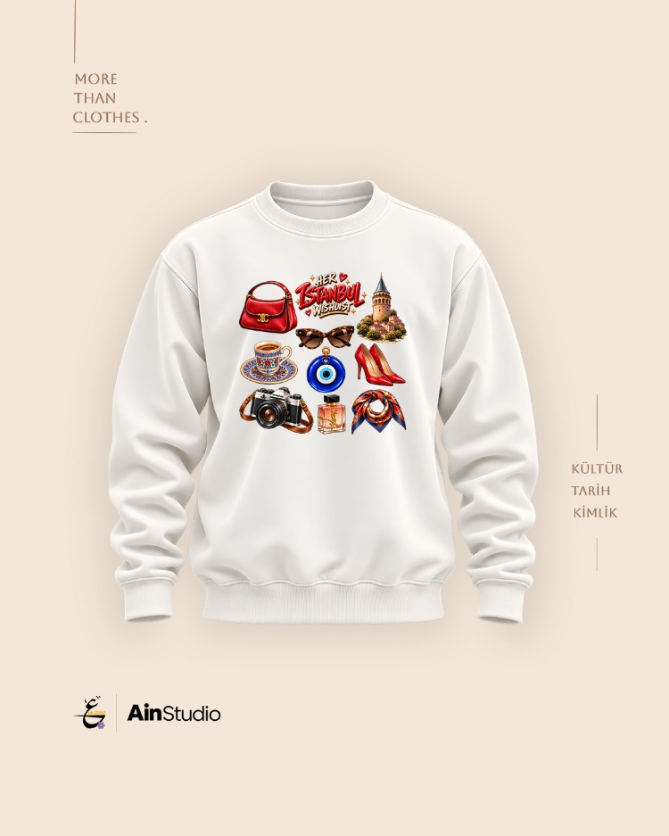 ISTANBUL WISHLIST — Premium Oversize Sweatshirt