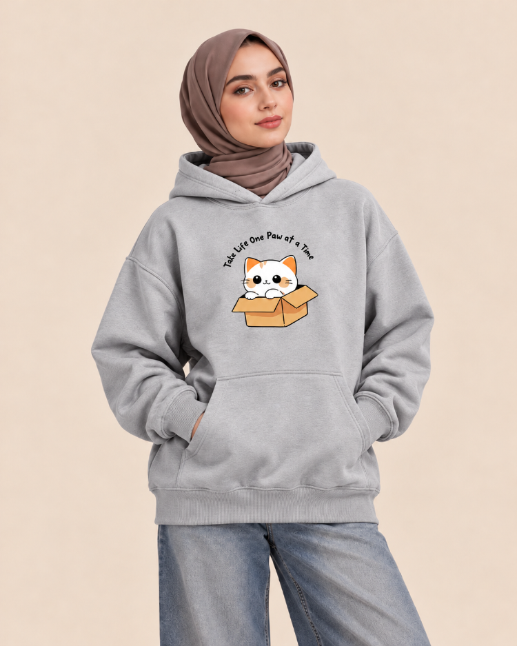 CAT IN THE BOX — Premium Oversize Hoodie
