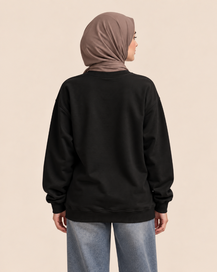 BLACK CAT — Premium Oversize Sweatshirt