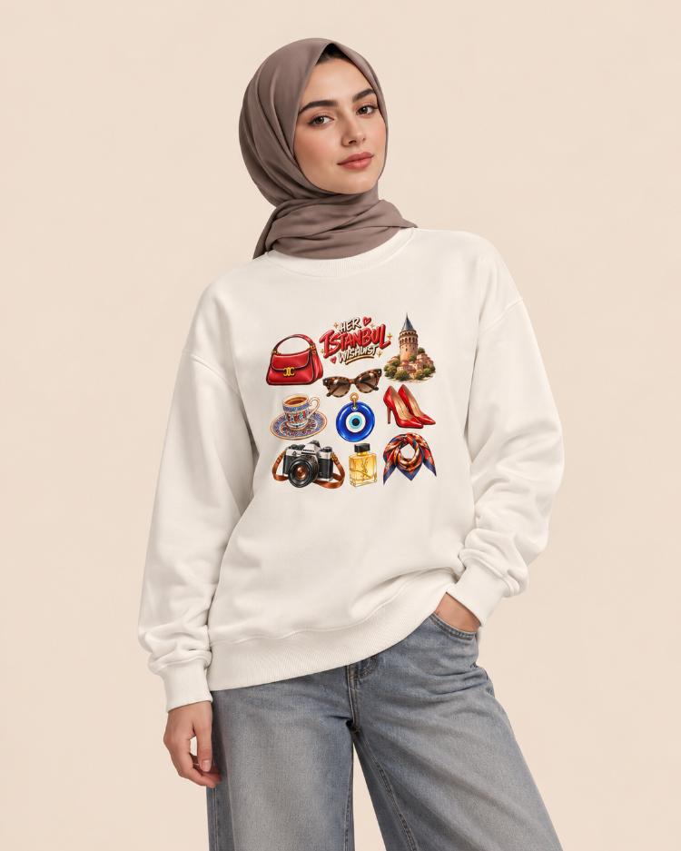ISTANBUL WISHLIST — Premium Oversize Sweatshirt