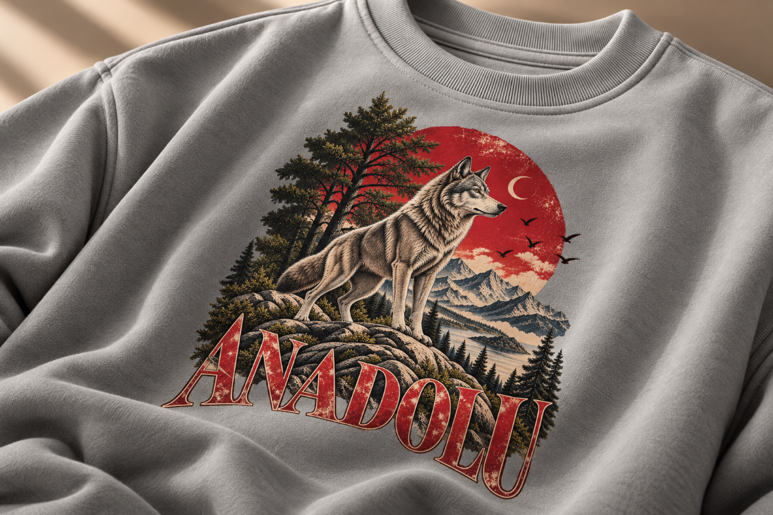ANADOLU — Premium Oversize Sweatshirt