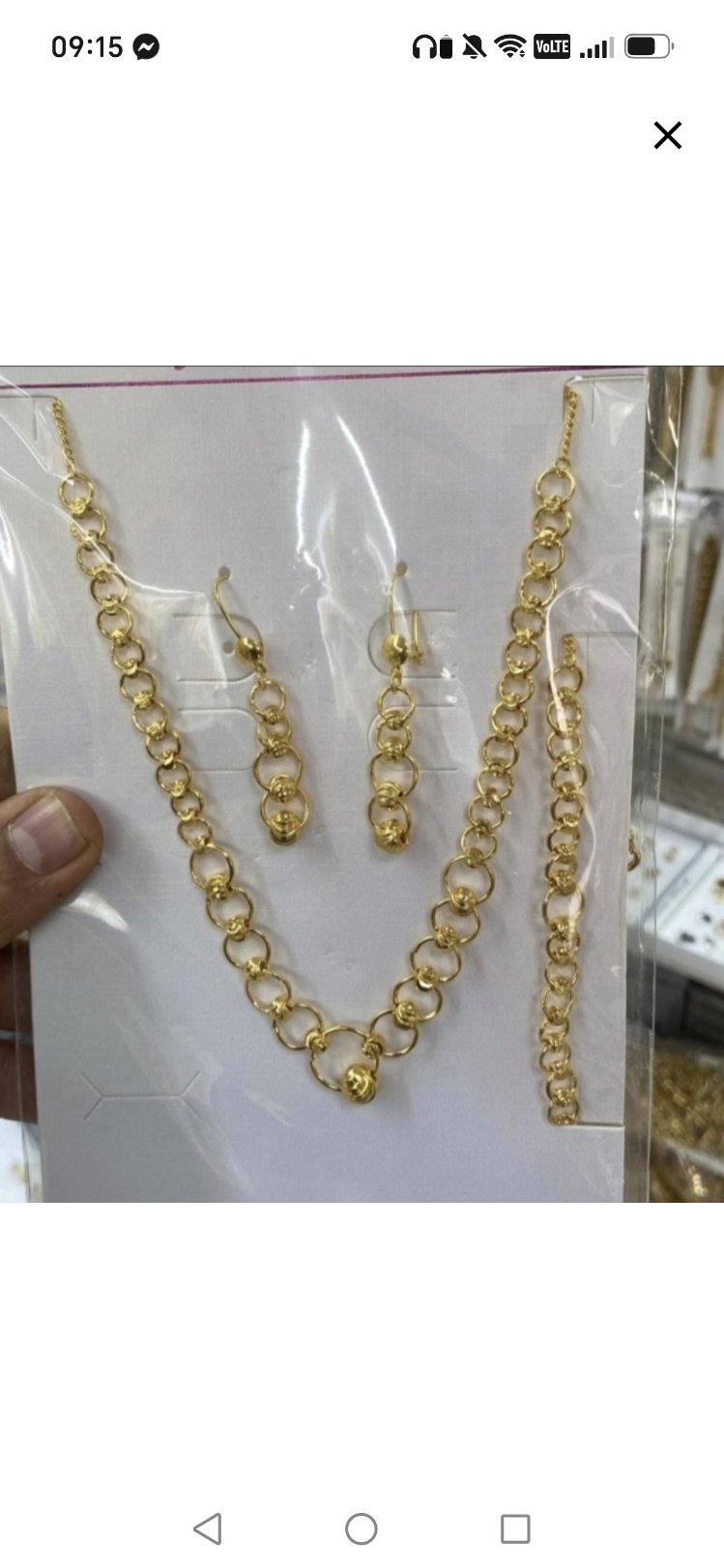 Altin Kaplama 3 lü Set 