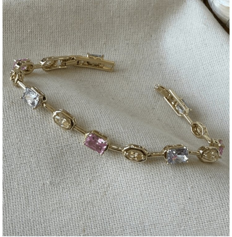XUPİNK VIP 14K Pastel Taşlı Element Bileklik