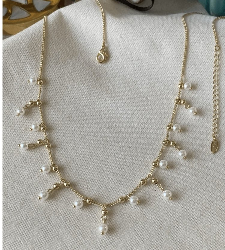 Xupink VIP 14K Dorikalı İnci Sallantılı Kolye