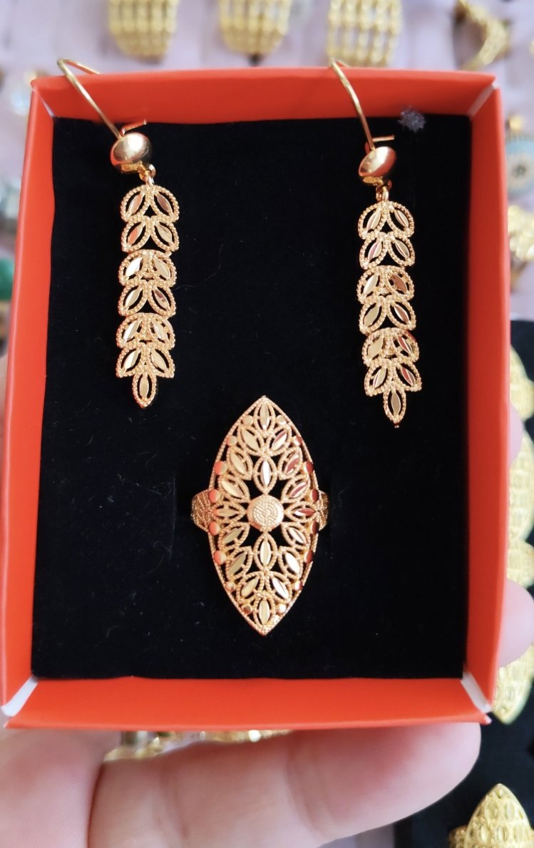 22 Ayar Altın Kaplama Set