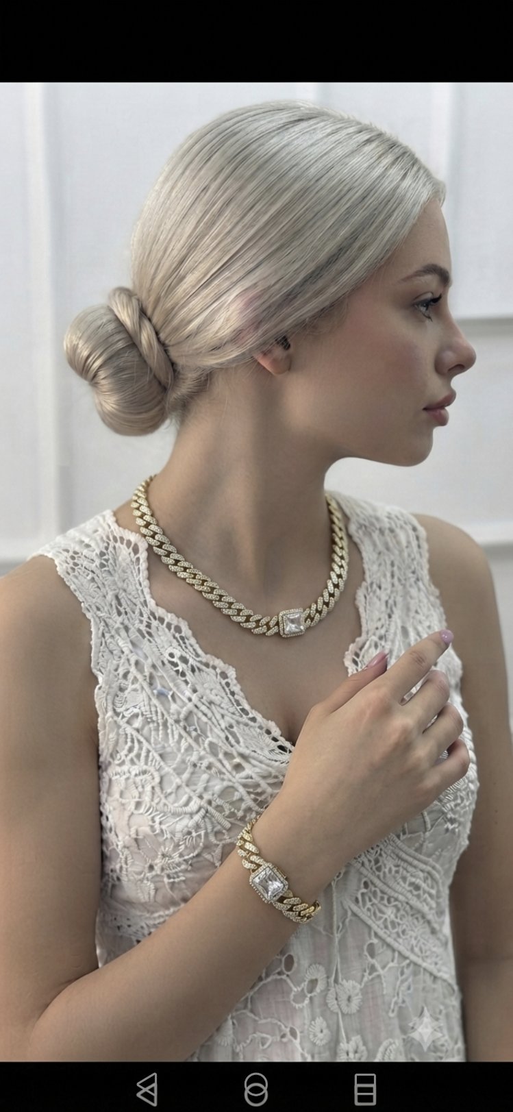 Xupink Taşlı Set