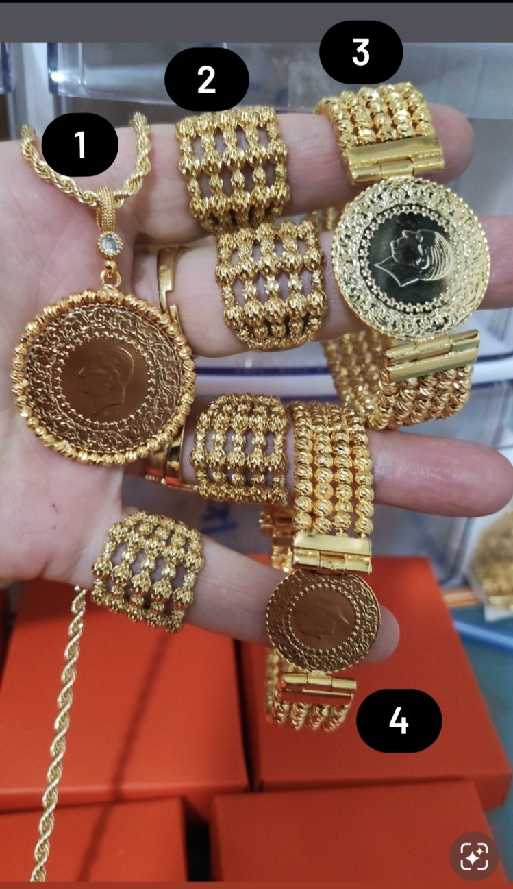 22Ayar Renk Çeyrek Bileklik