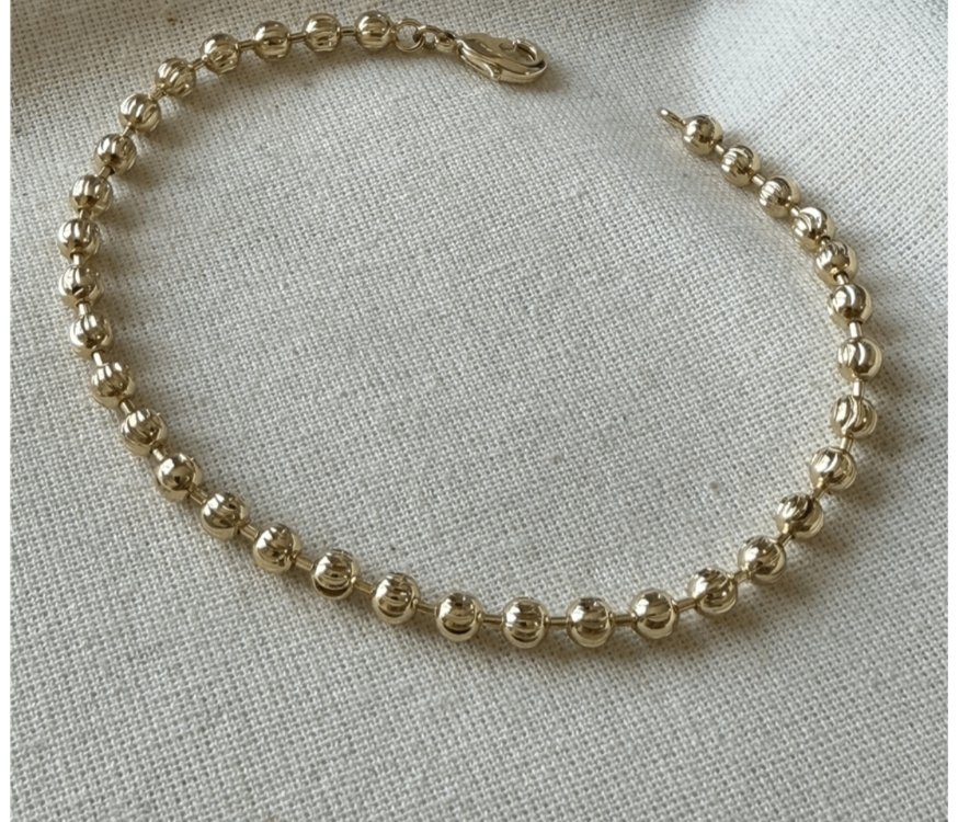 VIP 14K Desenli Dorika Bileklik