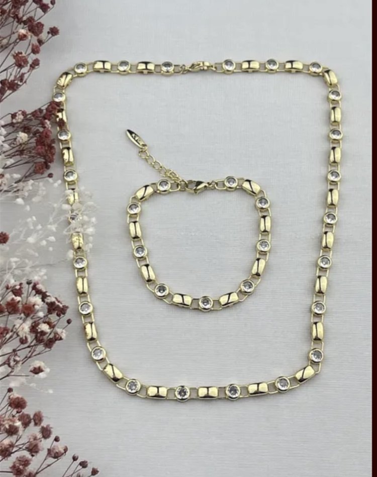 Xupınk Taşlı Set 