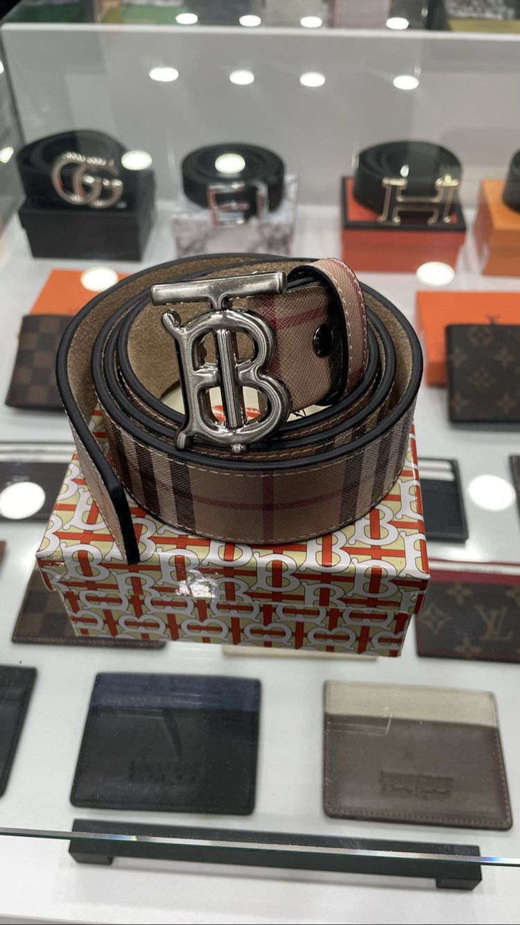 Burberry Premium Orijinal Deri Kemer