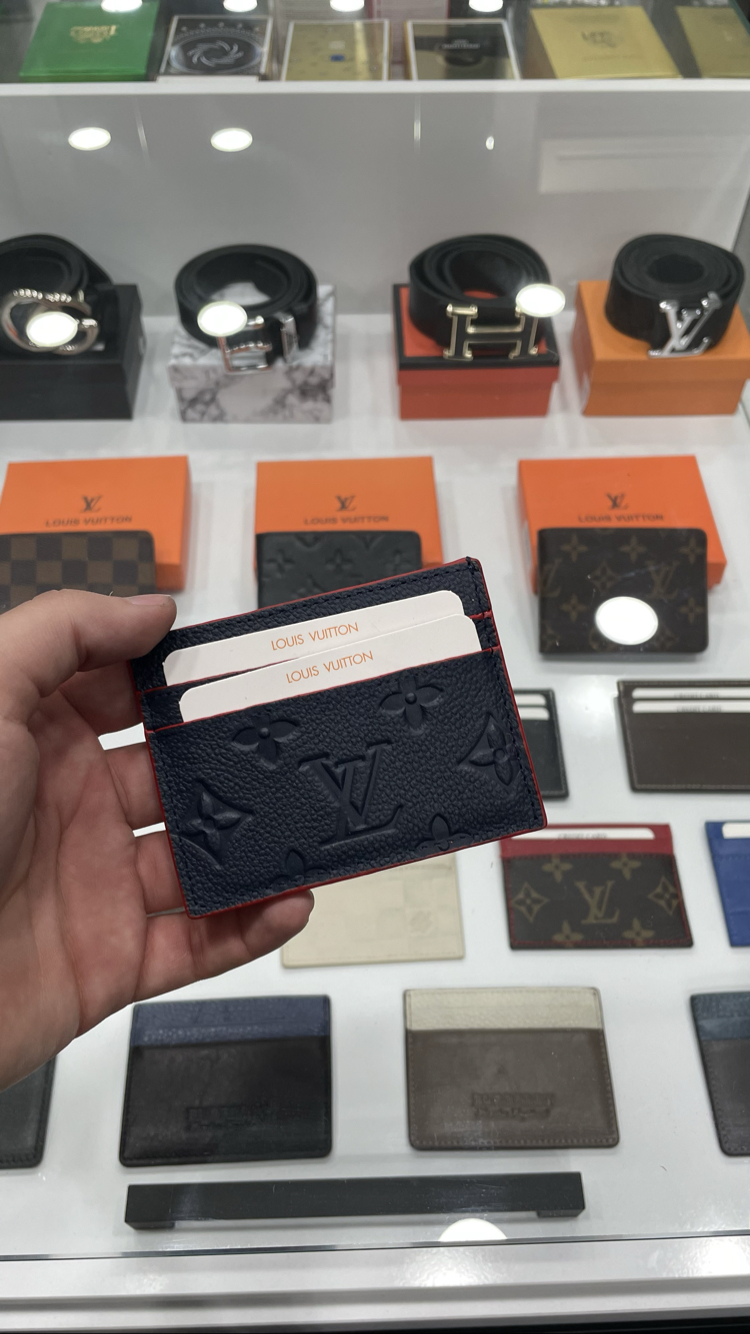 LV Premium Orijinal Deri Kartlık