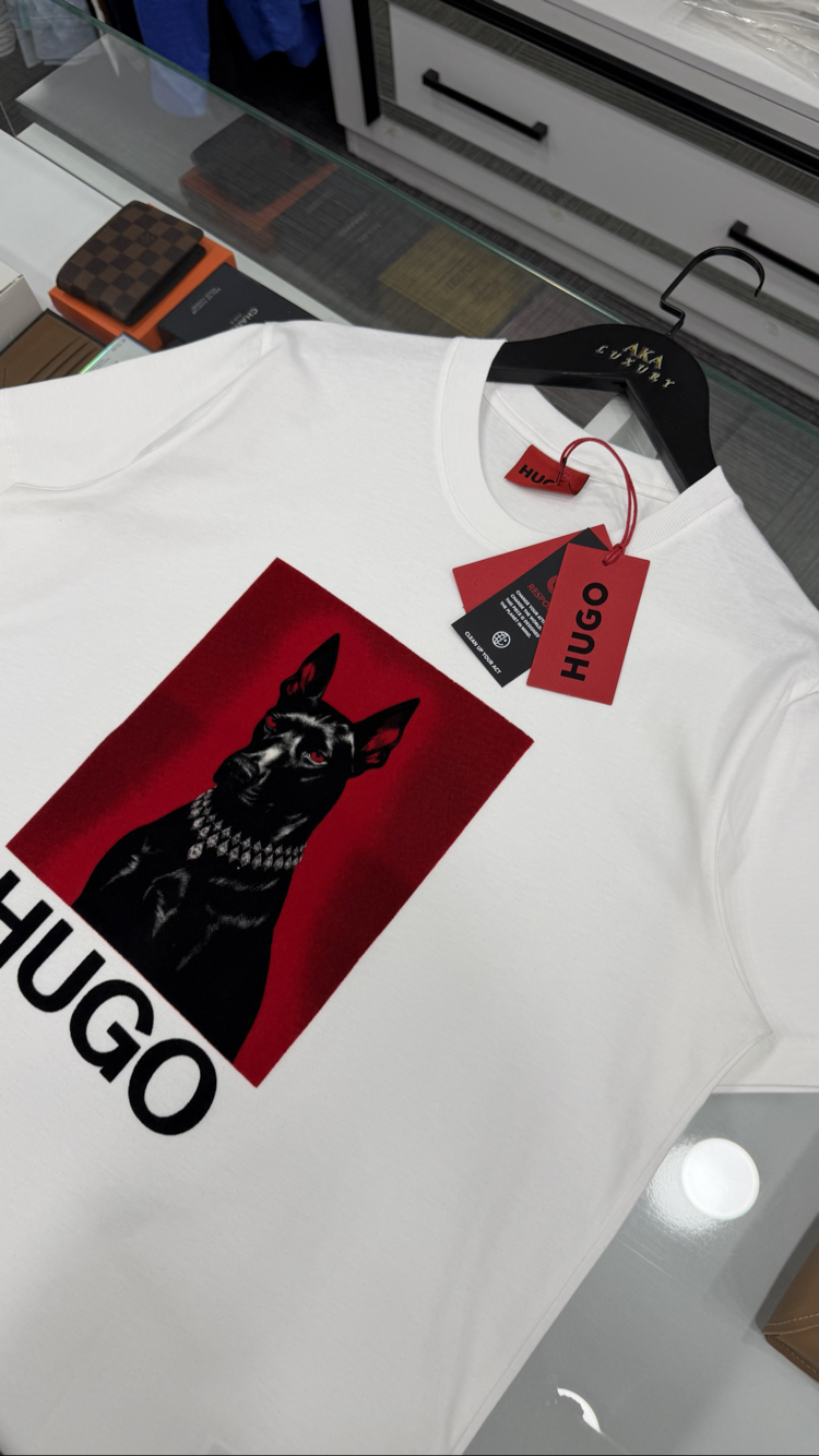 Hugo Premium Yeni Sezon Mağaza Modeli Tişört %100 Cotton