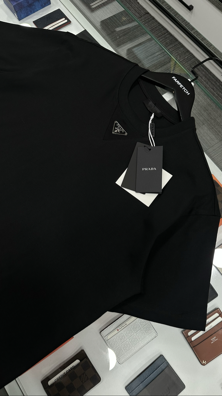 Prada Premium Orta Logo Tişört