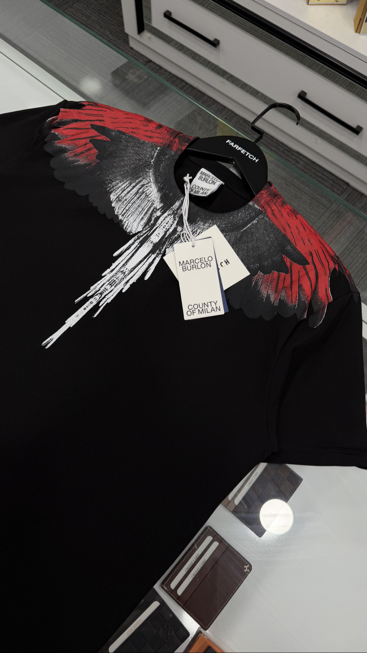 Marcelo Burlon Premium Tişört %100 Cotton 