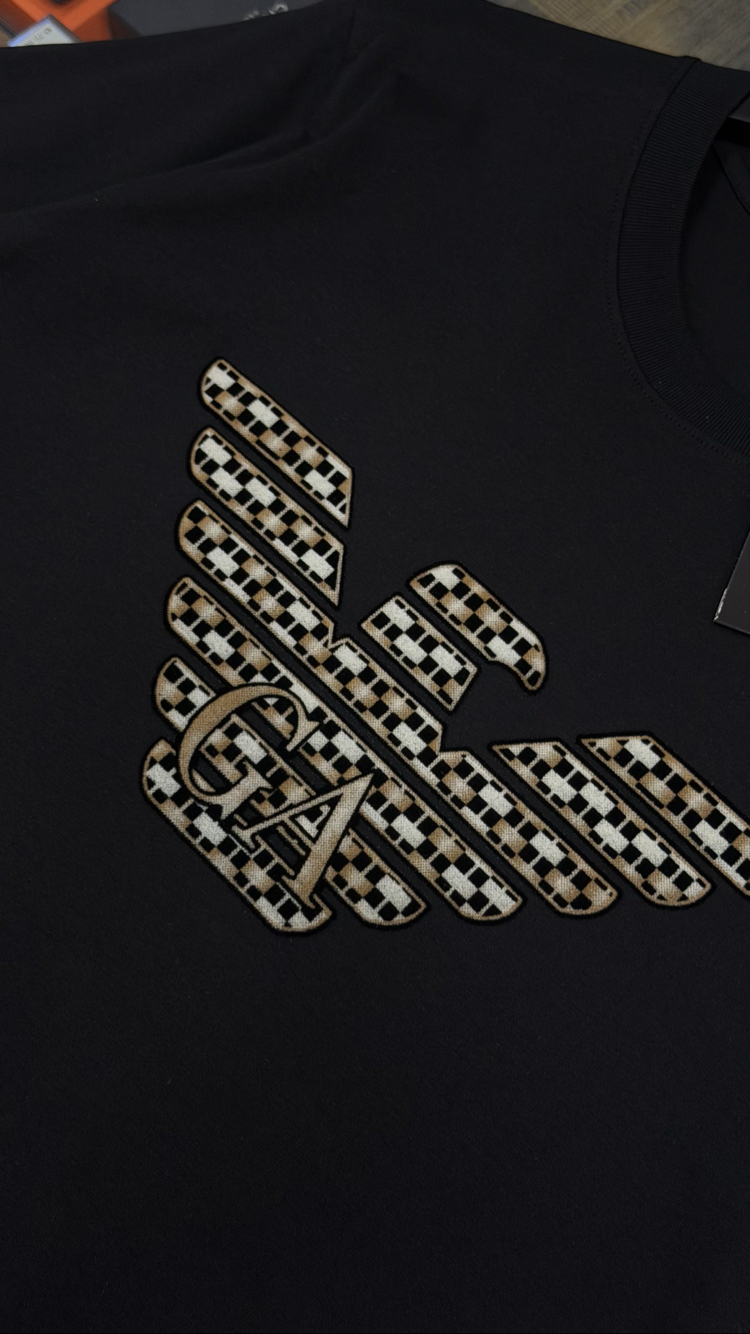 Giorgi Armani Premium Yeni Sezon Mağaza Modeli Tişört %100 Cotton
