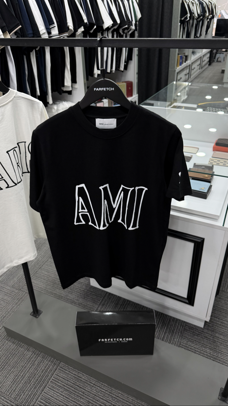 Ami Paris Premium Tişört %100 Cotton 