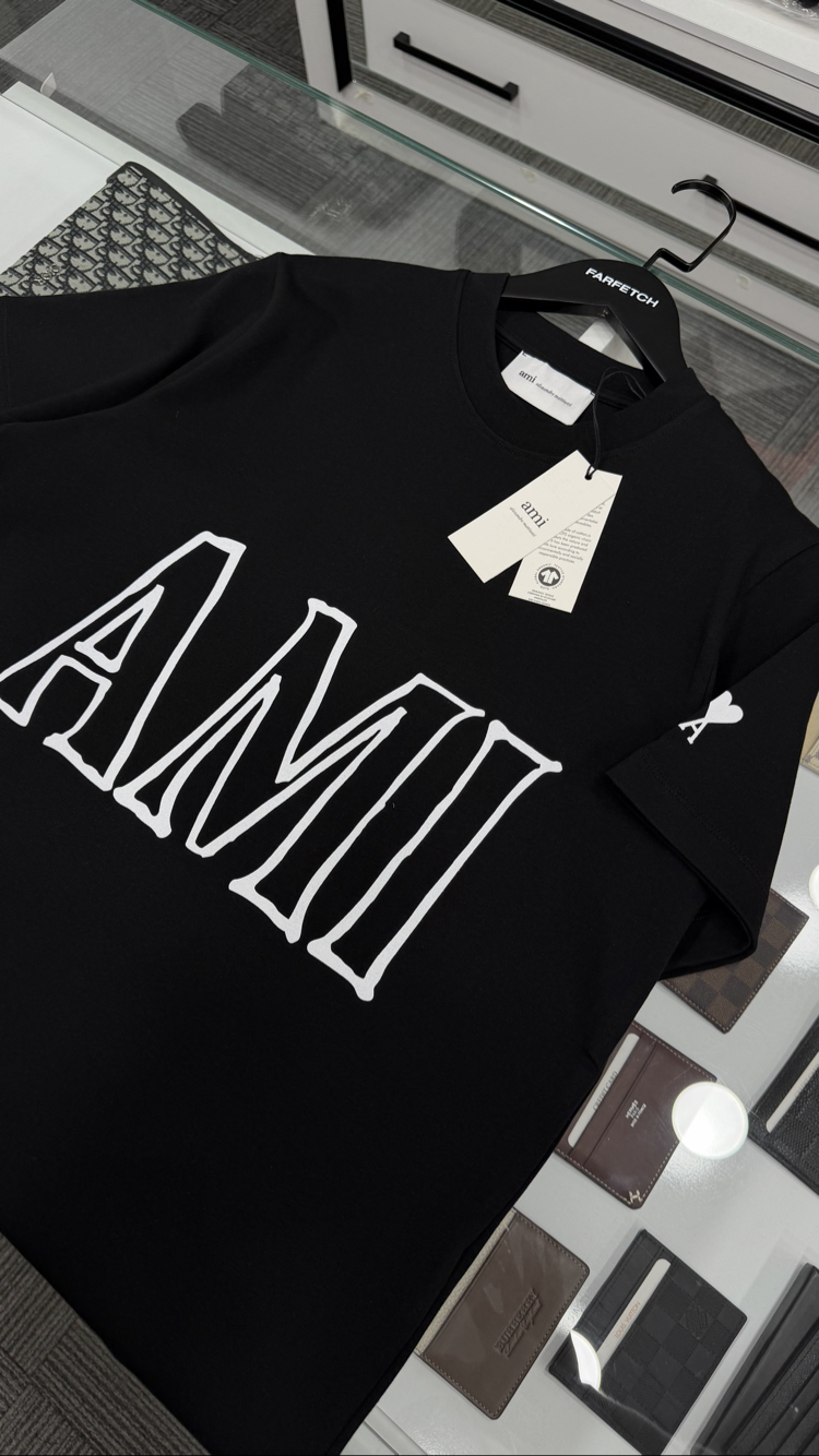 Ami Paris Premium Tişört %100 Cotton 