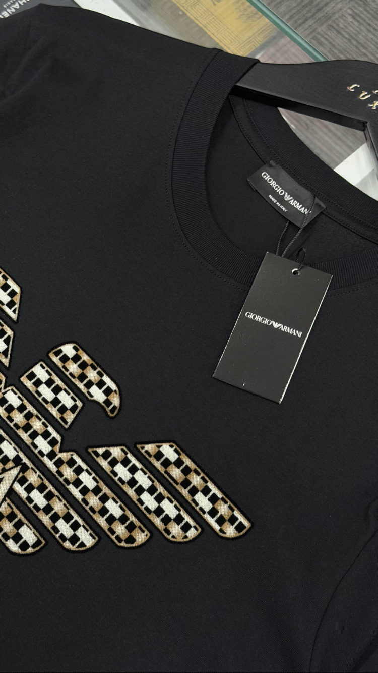 Giorgi Armani Premium Yeni Sezon Mağaza Modeli Tişört %100 Cotton