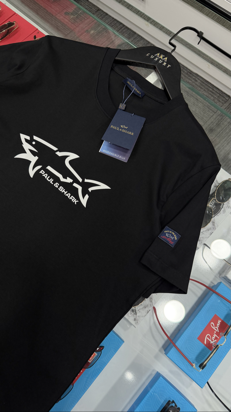 Paul Shark Premium Yeni Sezon Mağaza Modeli Tişört %100 Cotton
