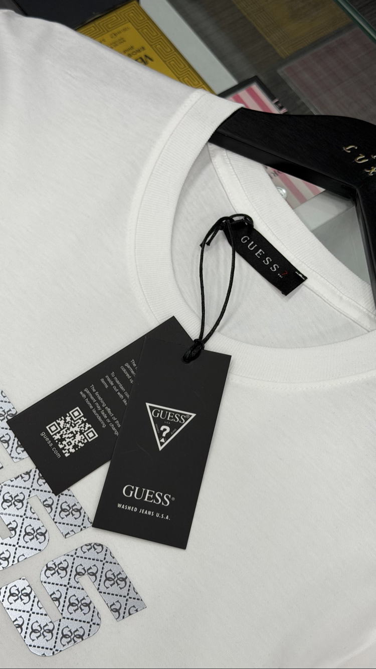 Guess Premium Yeni Sezon Mağaza Modeli Tişört %100 Cotton 