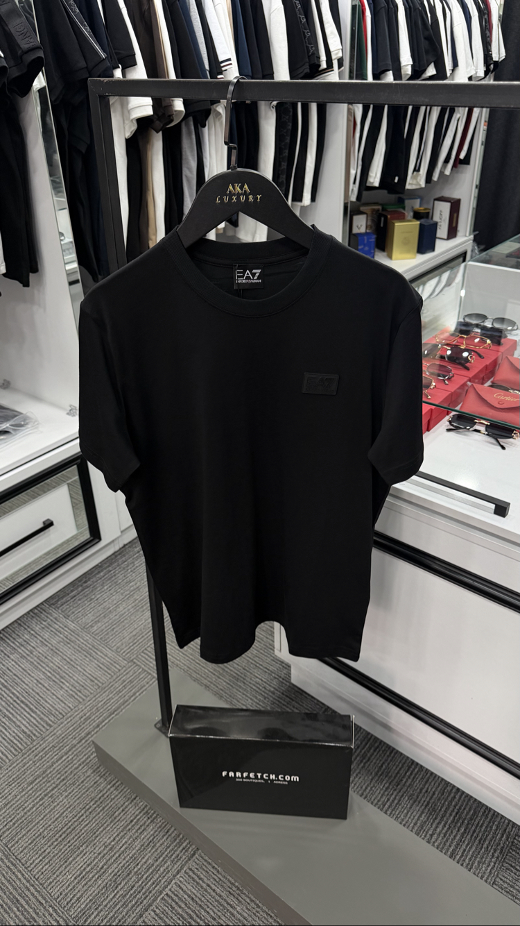 EA7 Basic Logo Premium Yeni Sezon Mağaza Modeli Tişört %100 Cotton