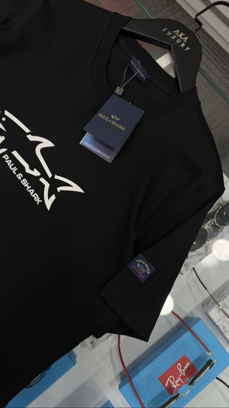 Paul Shark Premium Yeni Sezon Mağaza Modeli Tişört %100 Cotton
