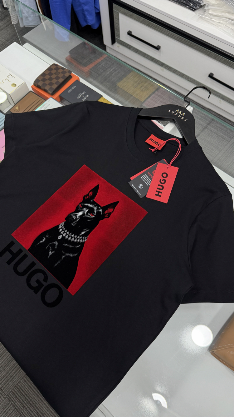 Hugo Premium Yeni Sezon Mağaza Modeli Tişört %100 Cotton