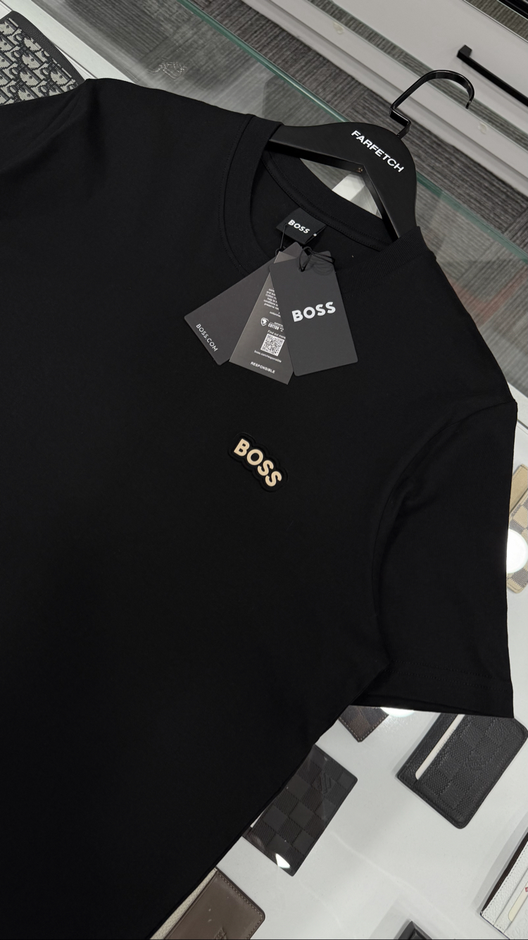 Boss Premium Yeni Sezon Mağaza Tişört %100 Cotton 