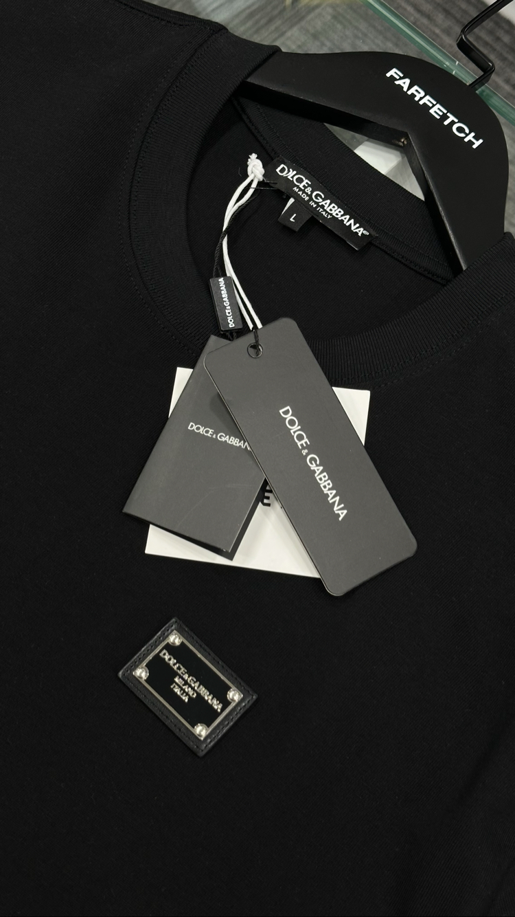 Dolce&Gabbana Premium Basic İthal Logo Tişört 