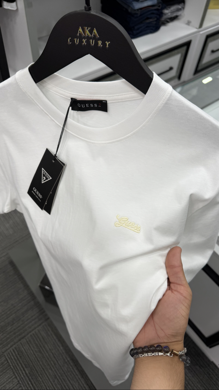 Guess Premium Basic Yeni Sezon Mağaza Modeli Tişört %100 Cotton