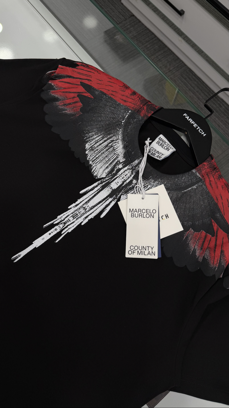 Marcelo Burlon Premium Tişört %100 Cotton 