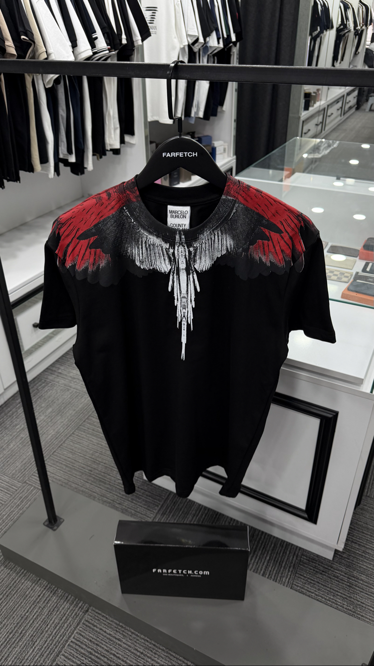 Marcelo Burlon Premium Tişört %100 Cotton 