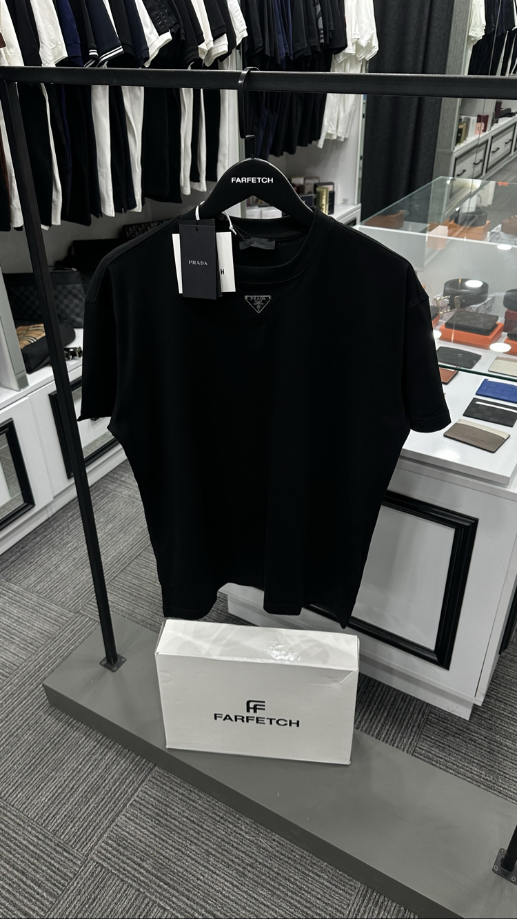 Prada Premium Orta Logo Tişört