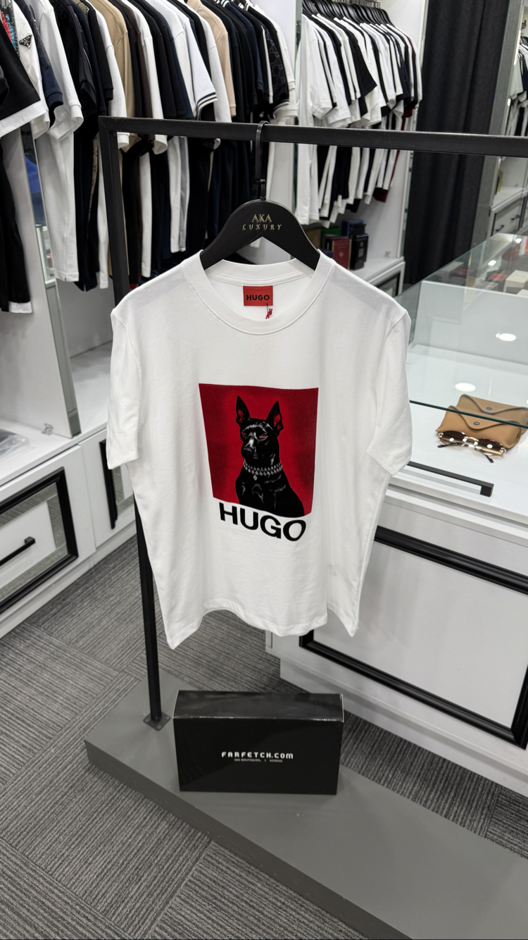 Hugo Premium Yeni Sezon Mağaza Modeli Tişört %100 Cotton
