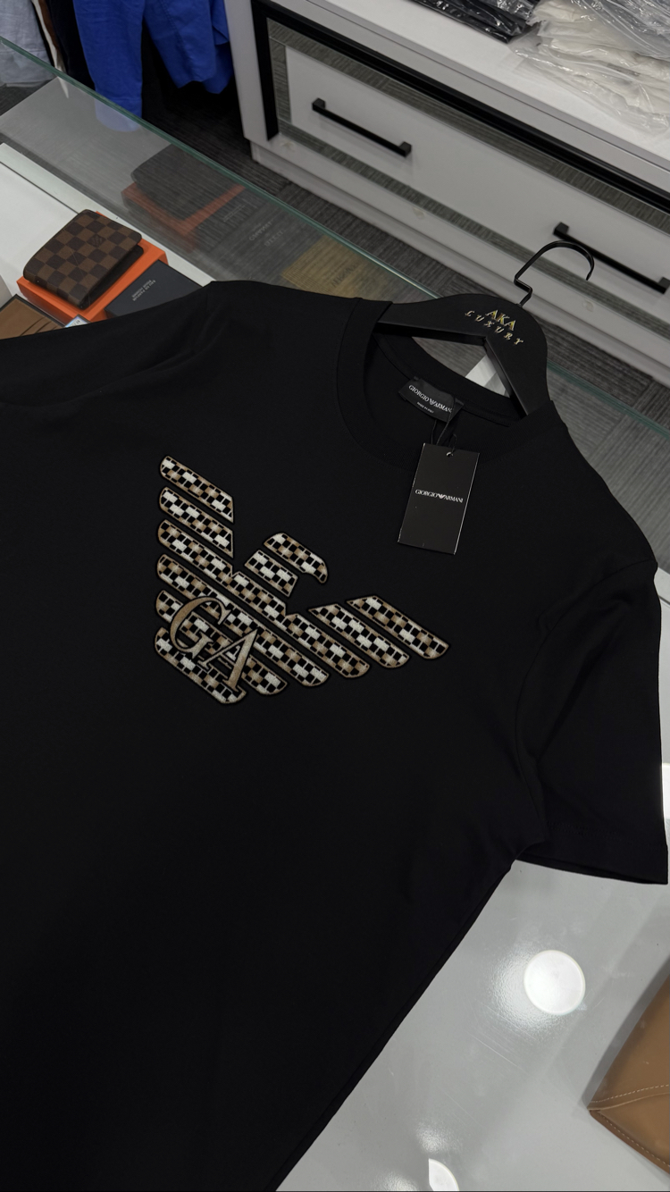 Giorgi Armani Premium Yeni Sezon Mağaza Modeli Tişört %100 Cotton