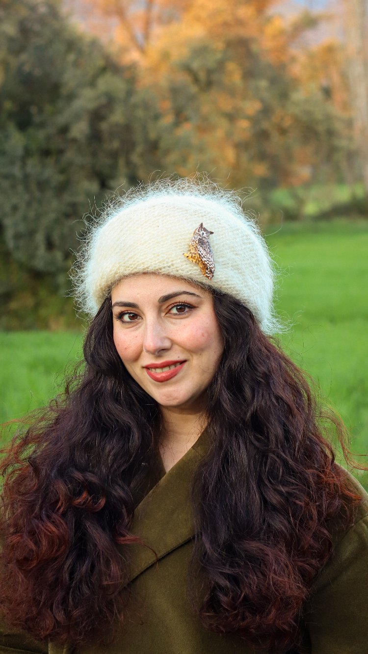Puhu Baykuşu BROŞ (Bubo bubo)
