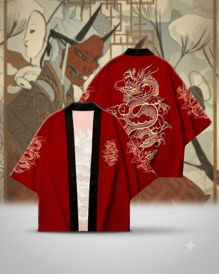 Kayıp Ejderha Geleneksel Kimono