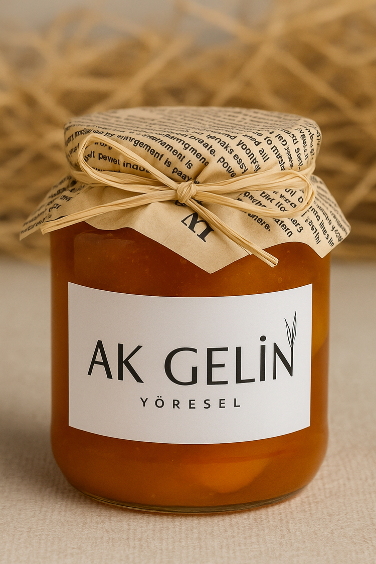 Yöresel Ev Yapımı Şeftali Reçeli 1 KG