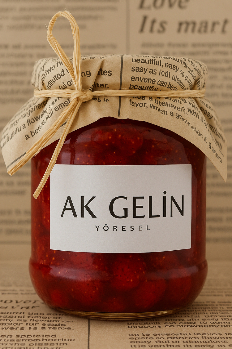 Yöresel Ev Yapımı Çilek Reçeli 1 KG