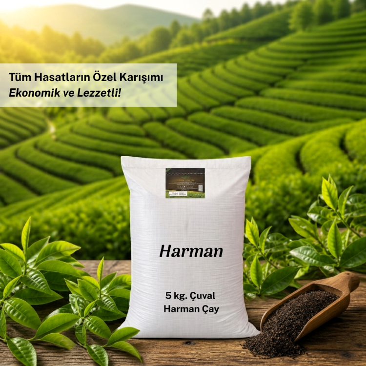 Akmanlar Çay Harman - Çuval Çay 5 kg.