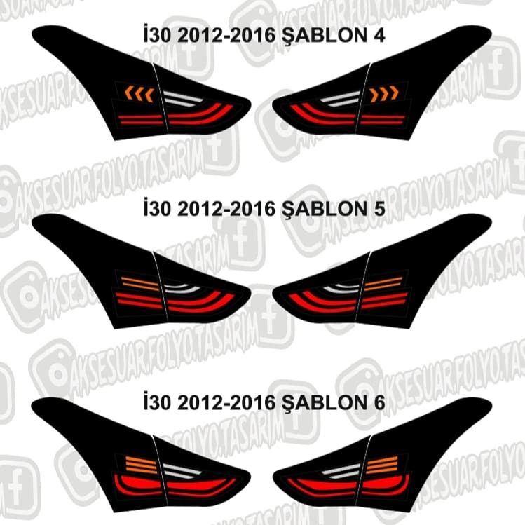 Hyundai İ30 2012-2016 Stop Folyo