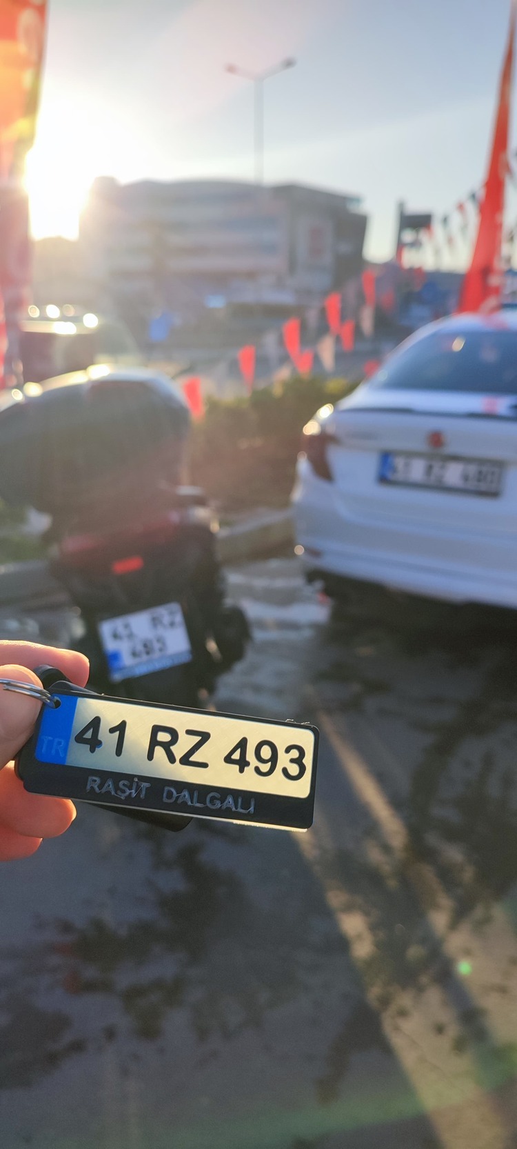 3D Fosforlu Plakalı Anahtarlık