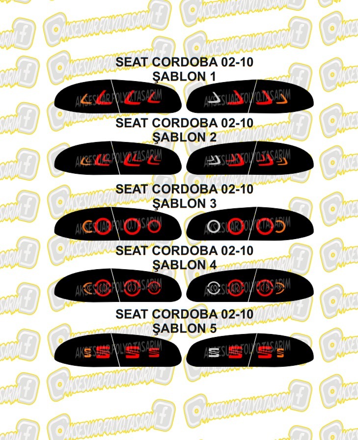 Seat Cordoba 02-10 Stop Folyo