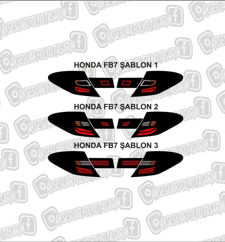 Honda Civic Fb7 Stop Folyo