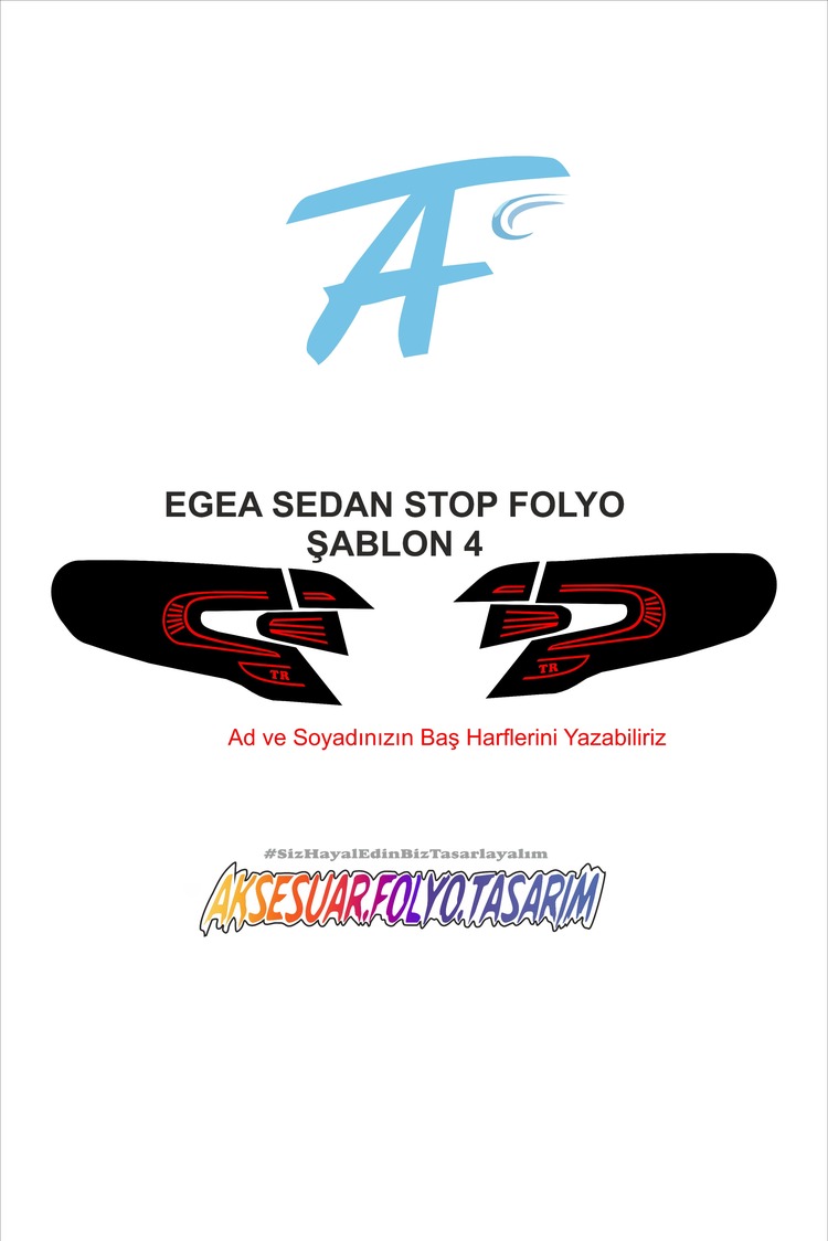 Fiat Egea Sedan Stop Folyo 