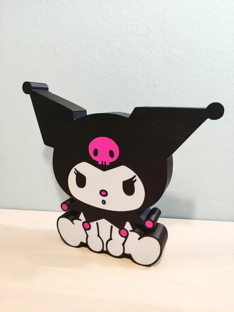 3D Kuromi Masa Aksesuar 24*22*3 3d Baskı