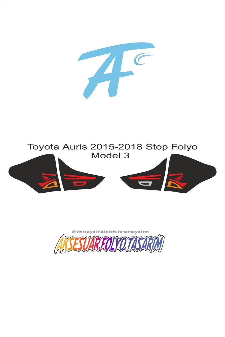 Toyota Auris 2015-2018 Stop Folyo 